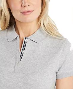 Polo de Manga Corta para Mujer, Estilo Premium, Talla Estadounidense, 3 Botones, Transpirable, 100% Algodón, Directo de Fábrica - Product Image 3
