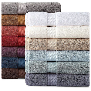 ผ้าขนหนูผ้าฝ้ายขายส่ง 100% ผ้าฝ้ายเนื้อนุ่มพิเศษ ซึมซับน้ำได้ดี สำหรับใช้ในโรงแรม สปา ซาลอน และยิม - Product Image 1