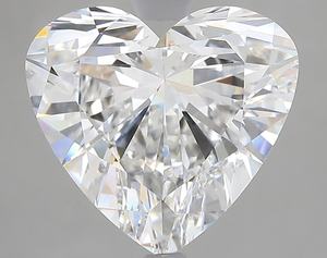 Diseñado para tu amor 5,01 CT. Forma de corazón CVD Diamond Lab Grown VVS2 Clarity F Color IGI Certified 10,97 MM para regalo - Product Image 1