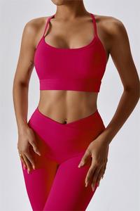 Soutien-gorge de sport léger et respirant pour femme, couleur unie, idéal pour la gym et le yoga – Vente en gros, personnalisable, qualité supérieure - Product Image 2
