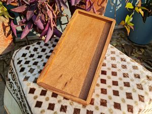 Juego de baño de madera de cinco piezas, rectangular, minimalista, jabonera, soporte para cepillos de dientes, bandeja, fácil de limpiar, accesorios para encimera - Product Image 6