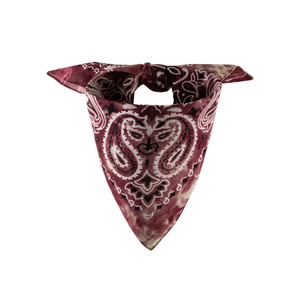 Black Square Scarf with Pink Paisley Bandana for Women Adult Fashion Accessory All Seasons Wear - Product Image 1