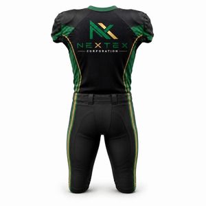 Custom Sublimation American Football Uniform Set Jersey and <b>Pants</b> with <b>Pads</b> - Product Image 2