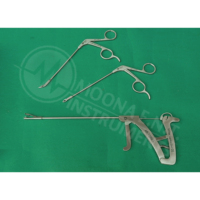 Alat Bedah THT Moona E.N.T Instruments Scorpion Suture Passer 20 Cm Set Artroskopi dengan Penetrator Suture Retriever Forcep untuk Bedah Umum