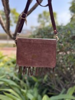 Sac à main à franges en cuir suédé sac à bandoulière en cuir sacs élégants sacs uniques de haute qualité pour femmes