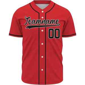 Maillot de baseball pour homme au design optimal, couleur unie, taille personnalisée, sublimation couleur unie, uniformes de baseball - Product Image 3