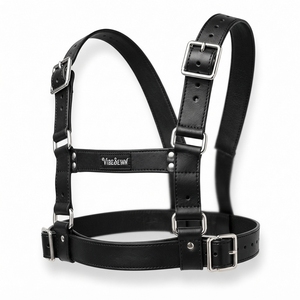 Arnés de Cuero para Hombre, Correa Ajustable Personalizada, Estilo de Cuero, Cierre de Hebilla, Ajuste Cómodo al Cuerpo, Prenda de Moda - Product Image 6