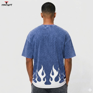 2026 High Quality Acid Wash T <b>Shirt</b> for Men Fitness & Casual Wear Comfortable T-<b>shirt</b> for men - Product Image 2