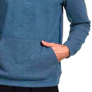 Sweat-shirt décontracté en coton tricoté bleu pour homme, coupe classique, avec fermeture éclair quart de tour et poche avant, idéal pour l'automne - Product Image 6