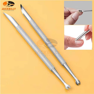 Competitively Priced Stainless Steel Cuticle Pusher Attractive <b>Nail</b> Art Removal Tool <b>Kit</b> Must-Have for Salons - Product Image 2