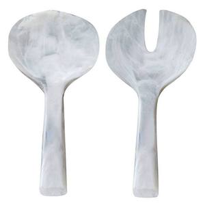 Juego de Servidores de Ensalada de Resina Hechos a Mano con Acabado Natural, Ecológicos, Aptos para Lavavajillas y Horno - Product Image 5