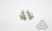 Boucles d'oreilles clous 11804 en forme d'oiseau, zircone cubique, pierre doublette, feuille de fruit, bijoux floraux pour femme, cadeau de fête