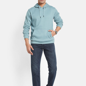 Sweat à capuche en polaire pour homme, pull à capuche 100% coton, personnalisé, haute qualité, séchage rapide, écologique, chaud pour l'hiver, OEM - Product Image 6
