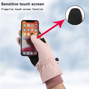 Winter Motorcyclist <b>Gloves</b> for Men Cycling Warm Fleece Skiing Bicycle Waterproof Thermal <b>Gloves</b> Gym <b>Touch</b> Screen Anti-slip - Product Image 2