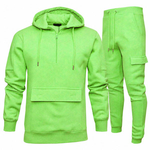 Chándal Deportivo de Invierno para Hombre, Cálido, Informal, de Secado Rápido, con Capucha y Cordón Ajustable, Corte Regular, Manga Larga, OEM - Product Image 1