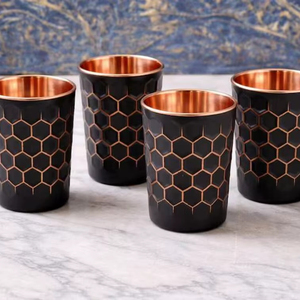 Accessoires de bar : Gobelet en cuivre pour cocktails, verre en cuivre pour mixologie, gobelet de barman en cuivre, verre de service en cuivre - Product Image 1