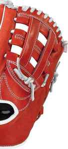 Warpro Industry Synthetic Insulated <b>Baseball</b> <b>Glove</b> Left-Handed Catcher Full Finger H-Web Hook Loop Closure Adult Size Non-Slip - Product Image 5
