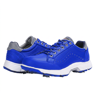 Traje ligero de motocicleta para hombre, zapatos azules de PU con suela de goma y entresuela de EVA, forro de malla transpirable. - Product Image 3