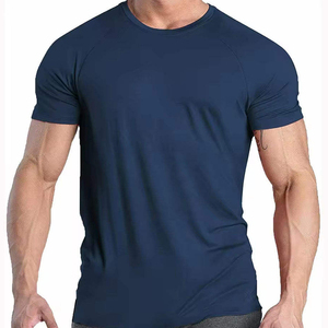 T-shirt de sport de haute qualité en gros, maillot de compression moulant pour musculation, personnalisable avec marque privée, haut de sport pour homme - Product Image 3