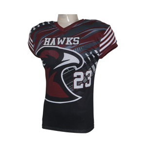 Durable American Football Jersey Moisture Wicking Quick Dry Polyester Mesh Teamwear Custom American Football Jersey High Quality - Product Image 5