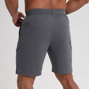 Shorts de sport pour hommes respirants, de haute qualité, à séchage rapide, pour l'entraînement, le jogging, la gym, le fitness, avec taille élastique et couleur unie - Product Image 4