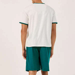 Conjunto de Sudadera y Pantalones Cortos Lisos para Hombre, Marca Privada, Personalizable, Conjunto de Camiseta y Pantalones Cortos de Verano para Hombre - Product Image 4