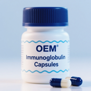 EM 면역글로불린 캡슐 소 초유(락톤페린 함유) 장 건강 및 면역 지원 호르몬 및 항생제 무첨가 - Product Image 3