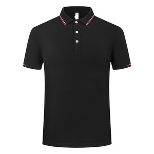 เสื้อเชิ้ตผ้าคอตตอน220ก. สำหรับผู้ชายผ้าถักแบบลำลองแห้งเร็วปักโลโก้ได้ตามต้องการ - Product Image 1