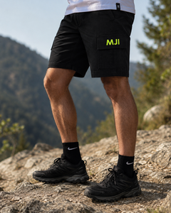 Men's <b>Black</b> <b>Cargo</b> <b>Shorts</b> Custom Utility Workwear Multi Pocket Outdoor Casual Tactical <b>Shorts</b> OEM Wholesale Apparel Supplier - Product Image 6