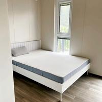 Maison préfabriquée modulaire de luxe, moderne, pour hôtel, bureau, 20 pieds, 40 pieds, étanche, robuste, extensible, conteneur habitable