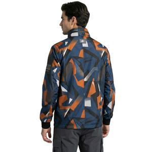 <b>Men</b>’s Printed Nylon Windbreaker Waterproof Outdoor Rain <b>Jacket</b> Custom Logo Streetwear Outerwear Wholesale Low MOQ Lightweight - Product Image 1