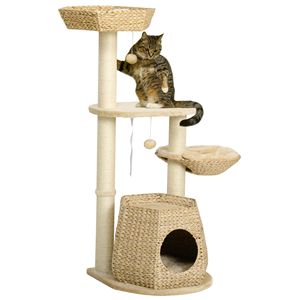 47 \ "naturale Sisal tiragraffi palla appesa gattino centro attività gatto rampicante giocattolo lanugine letto gatto albero Scratcher - Product Image 1