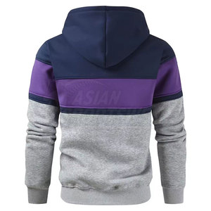 Sudaderas con Capucha para Hombre, Diseño Sólido, 100% Algodón, Forro Polar, Bolsillos, Transpirables, Secado Rápido, Elegantes, Casuales, Precio al por Mayor - Product Image 3