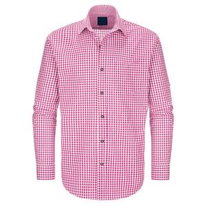 Camisa de vestir de hombre bávaro alemán Oktoberfest sólido 100% algodón y fibra de bambú precios bajos de alta calidad - Product Image 1