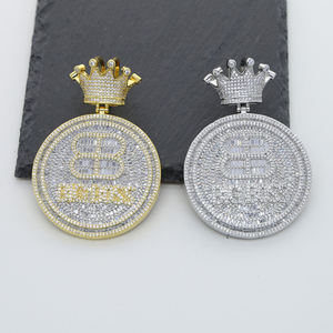 Starspire Jewels Bijoux Hip Hop pour Hommes, Pendentif Lettre Personnalisée en Argent Sterling 925 avec Moissanite VVS Taille Émeraude, Initiale de Nom - Product Image 2