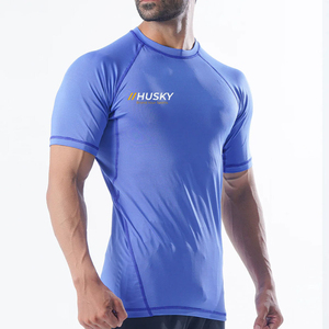 T-shirt de sport pour homme, respirant, à séchage rapide, anti-transpiration, pour la course et le basketball, couleur unie, écologique, manches longues - Product Image 1