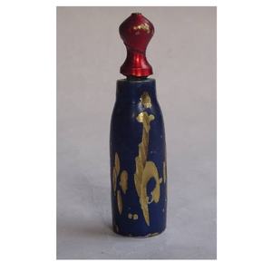 High Quality Handmade Portable Folk Art Modern Polished Colored Surmedani Holder Pure Brass Finish <b>Eyeliner</b> Pot Kohl Dressing - Product Image 1