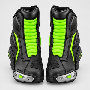 Bottes courtes de moto robustes, construction solide, protection de la cheville et confort de conduite durable - Product Image 6