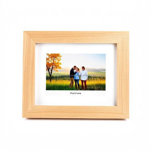 Marco de Fotos Ecológico de Madera de Acacia Hecho a Mano, Color Personalizable, Logotipo Personalizable, para Hogar/Oficina, Duradero, para Fotos de Boda y Familia - Product Image 3