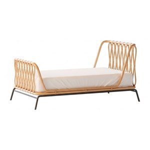 High Quality Rattan Toddler <b>Bed</b> Kids Furniture Nursery Room Factory Price Wholesale Hot Sale Cheap Children Furniture Item - Product Image 1