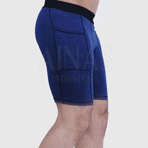 Quick Dry Breathable Lightweight Sports <b>Compression</b> <b>Shorts</b> for <b>Men</b> Elastic Waist Casual Four Way Stretch Fabric for Exercise - Product Image 4
