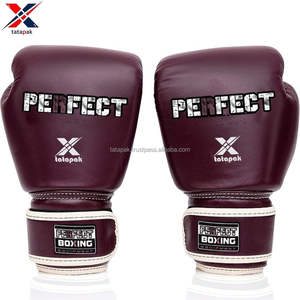 ถุงมือมวยหนังแบบมืออาชีพถุงมือหนังแบบปรับได้มีห่วงคล้องปิดความชื้นสำหรับผู้ใหญ่ผู้มีประสบการณ์ - Product Image 2
