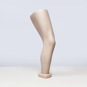 Maniquí de Pierna de Fibra de Vidrio Color Piel Irrompible con Postura de Pie para Exhibición de Ropa y Pruebas de Rodilleras - Product Image 4