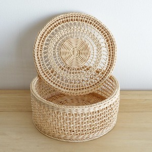 Rattan box handmade natural boxes <b>cheap</b> price jewelry storage <b>basket</b> container with lid for sale - Product Image 1