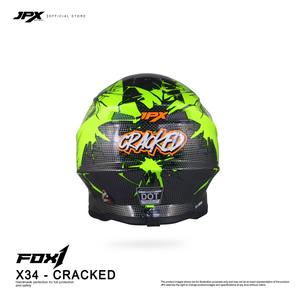 El casco JPX Fox1 Motif X 34 Supermoto Cross ofrece una protección superior y un estilo audaz para la mejor experiencia de motocross. - Product Image 4