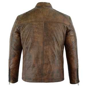 ซิปยาว YKK เสื้อแจ็คเก็ตหนังผู้ชายลำลอง ราคาขายส่ง เสื้อแจ็คเก็ตหนังขายดี เสื้อแจ็คเก็ตหนังสำหรับฤดูหนาว 2026 - Product Image 2