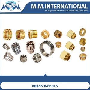 Inserts filetés hexagonaux en laiton de haute précision, micro-vis moletées, inserts filetés en laiton pour pièces de fabrication plastique - Product Image 5