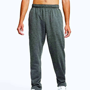 Vêtements de sport en mélange de coton doux avec poignets côtelés et tissu respirant, pantalon de jogging pour activités de plein air - Product Image 4