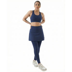 เลกกิ้งกระโปรงเอวสูงสำหรับผู้หญิง ผ้าเนื้อนุ่มยืดหยุ่นได้ดี เหมาะสำหรับออกกำลังกาย โยคะ วิ่ง ใส่ลำลอง และใช้ในชีวิตประจำวัน - Product Image 5