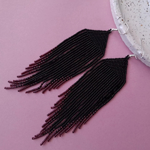 Artisan Made Beaded <b>Earrings</b> Hand Crafted Beaded <b>Earrings</b> High Gloss Finish Beaded <b>Earrings</b> Wholesale Factory Item Beaded - Product Image 1
